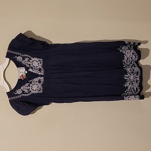 ❤️ ANTHROPOLOGIE YOANA BARASCHI  EMBROIDERED PEASANT TUNIC TOP, 6